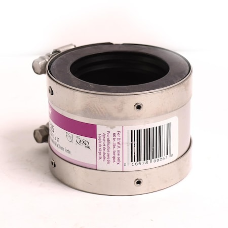 Thrifco Plumbing 2 x 1-1/2 Shielded No-Hub Coupling 6722799